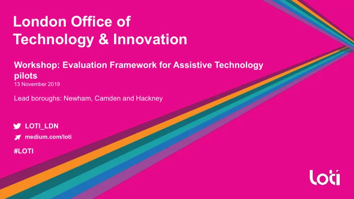 london office of technology innovation