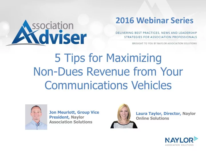 non dues revenue from your