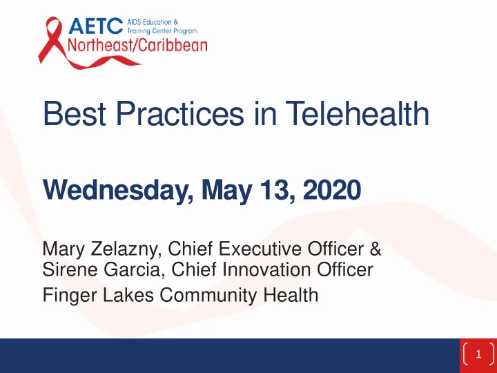 best practices in telehealth