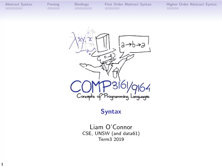 syntax liam o connor