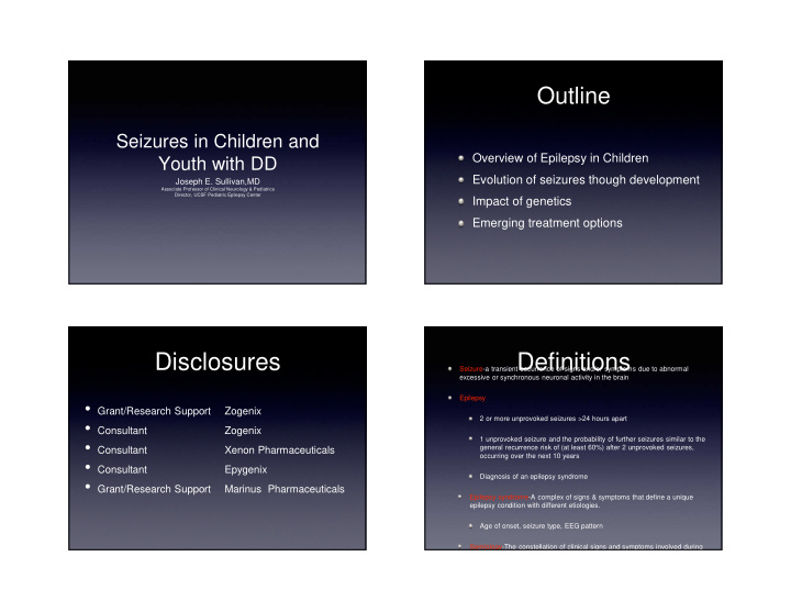 disclosures definitions