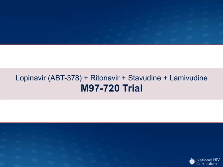 m97 720 trial