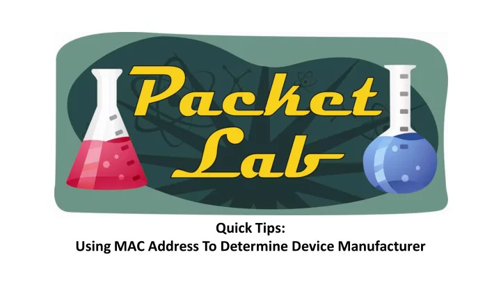 quick tips