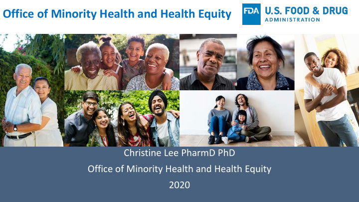 office of minority health and health equity