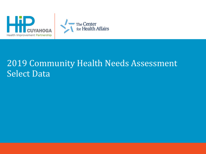 2019 community health needs assessment
