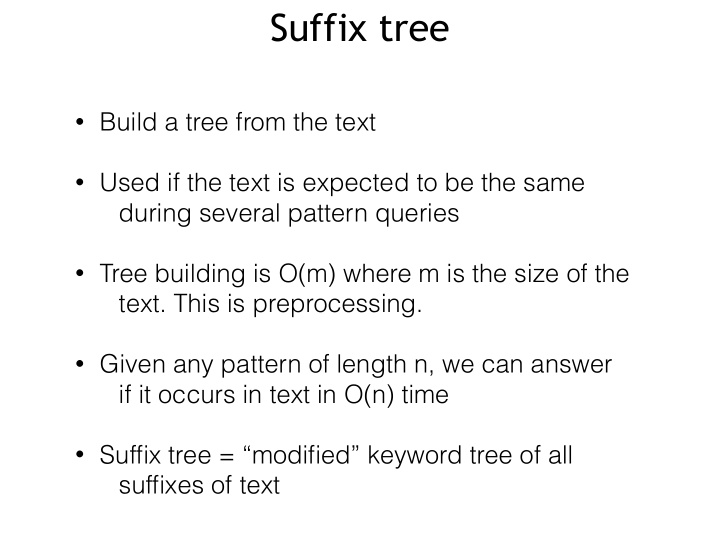 suffix tree