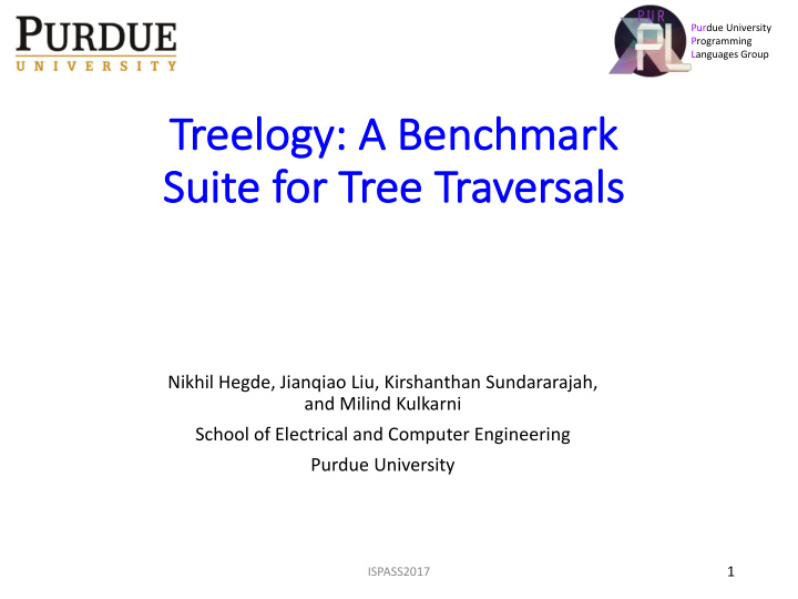 tr treelogy a benchma mark rk su suite for r tree