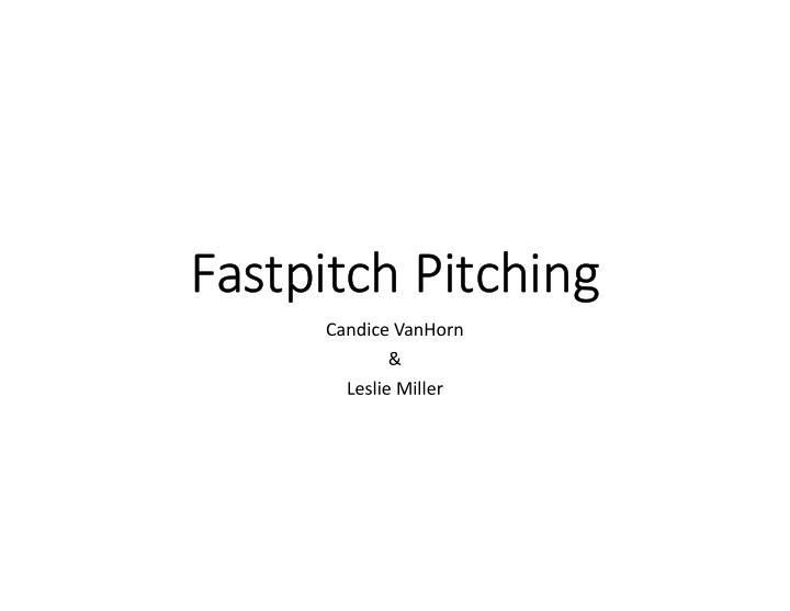 fastpitch pitching