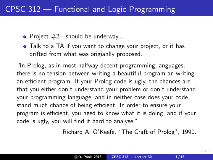 cpsc 312 functional and logic programming