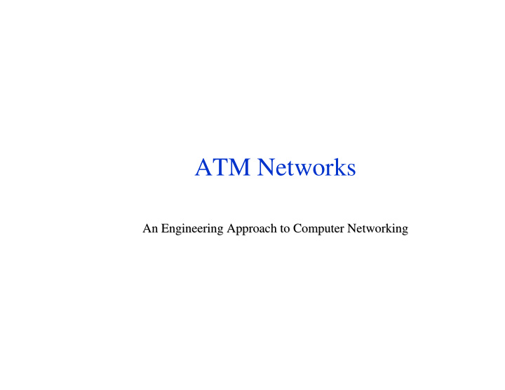 atm networks
