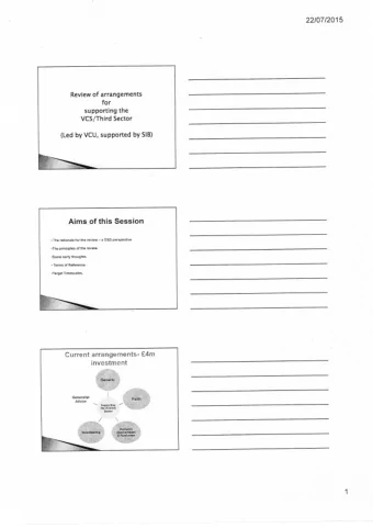 22t0712015 Rationale for change - DSD perspective  .Evaluation of current strands, .Planned new