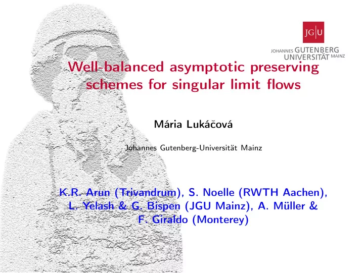 well balanced asymptotic preserving schemes for singular