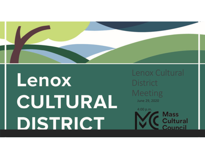 lenox cultural district meeting