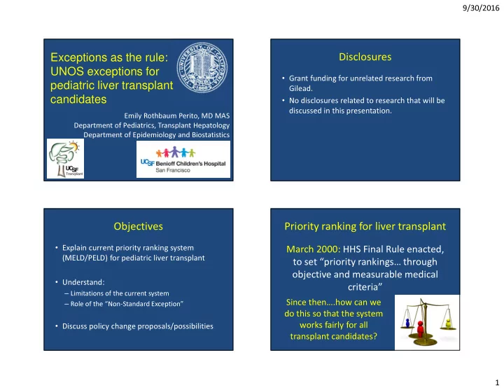 exceptions as the rule disclosures unos exceptions for