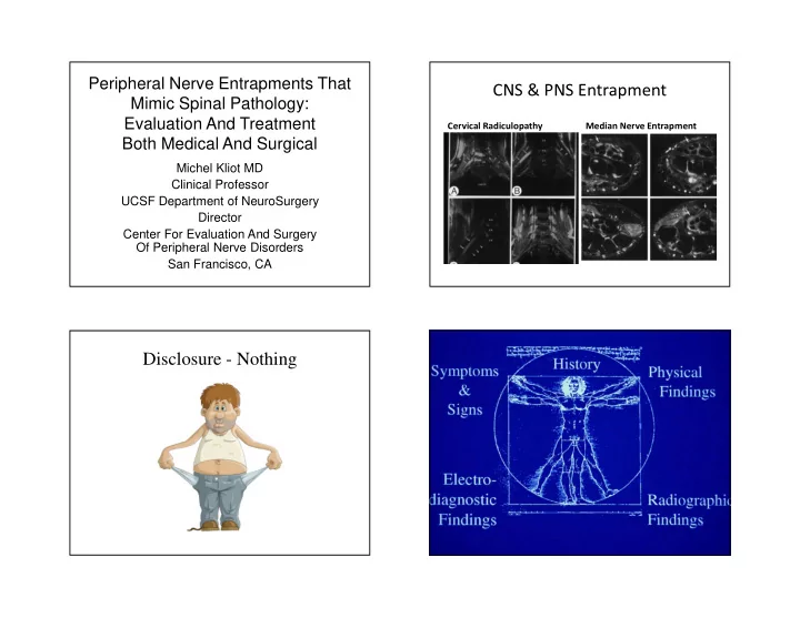 cns pns entrapment