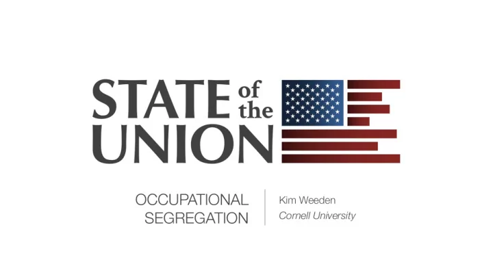 occupational segregation