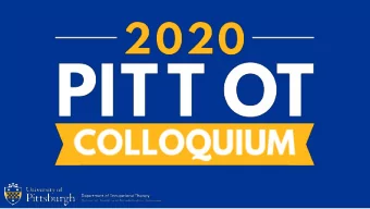 Doctor of Occupational  Therapy Class of 2020  Doctoral Capstone Projects  Best Graduate Programs