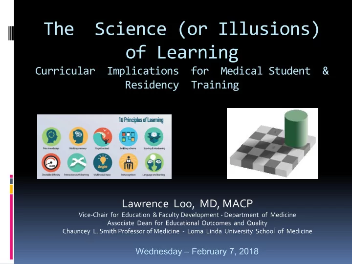 of learning