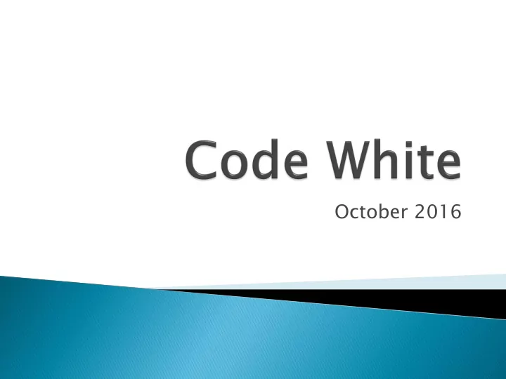 october 2016