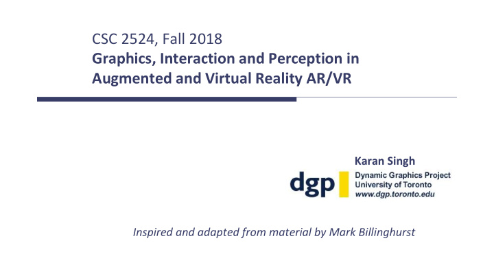 graphics interaction and perception in