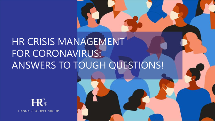 hr crisis management for coronavirus answers to tough