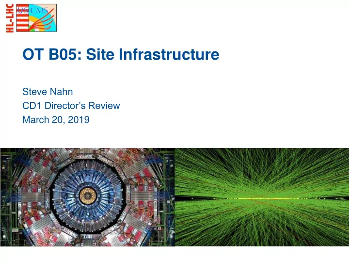 ot b05 site infrastructure