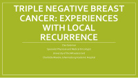 cancer experiences with local
