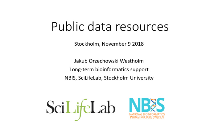 public data resources