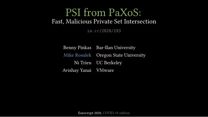 psi from paxos