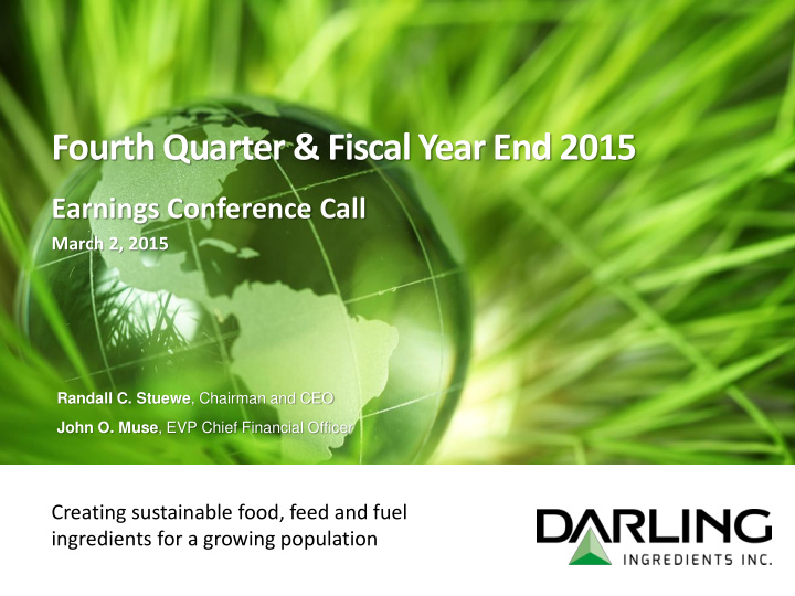 fourth quarter fiscal year end 2015