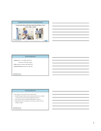 community based interprofessional home care of the older