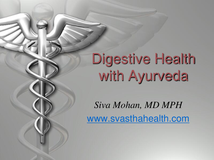 digestive health with ayurveda