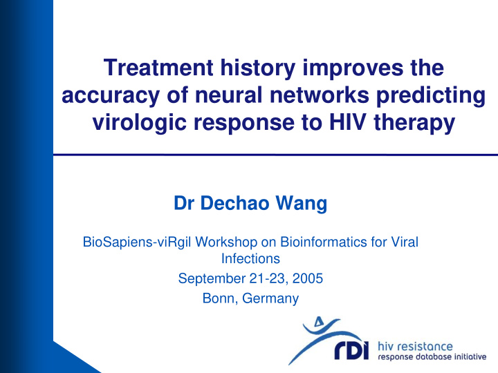 virologic response to hiv therapy