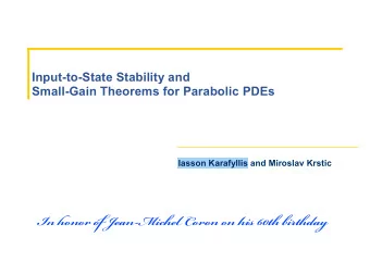 I n h ono r og Jean-Miche l Co r on o n h is 60 t h bj rthda y  My first connec:on with JMC: has