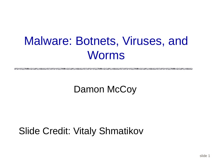 malware botnets viruses and worms