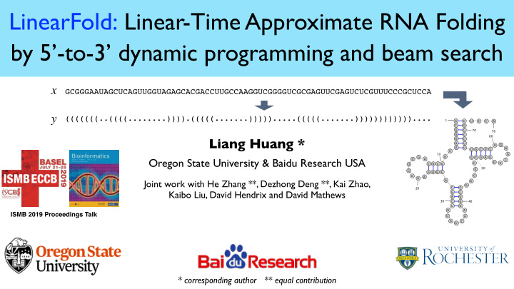 rna secondary structure prediction