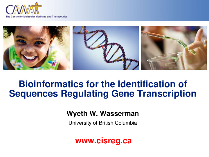 bioinformatics for the identification of sequences