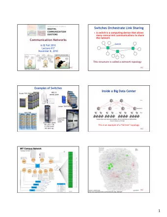 1  The Worlds Undersea Data Networks  Multi-Hop Networks  How  to  deliver  data