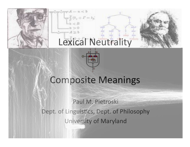 lexical neutrality composite meanings