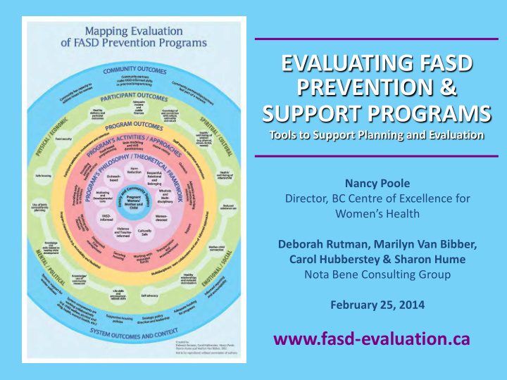 evaluating fasd prevention