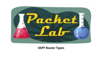OSPF Router Types  OSPF Router Types  There are four types of OSPF routers.  Router types are