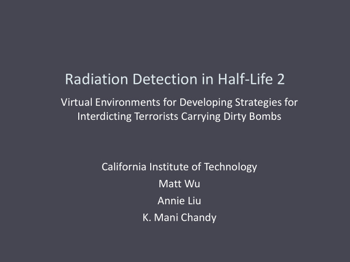 radiation detection in half life 2
