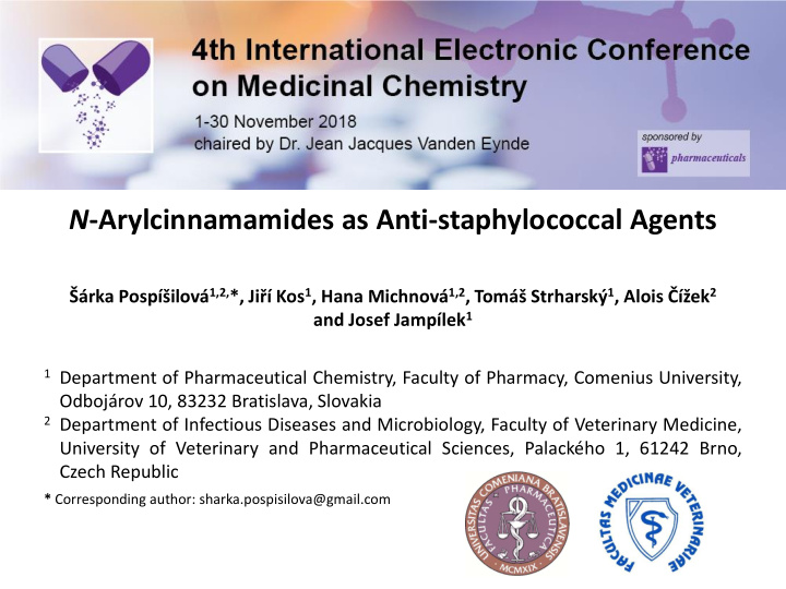n arylcinnamamides as anti staphylococcal agents