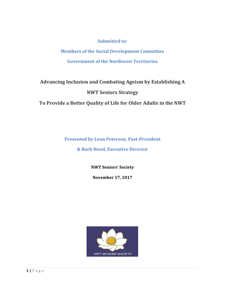 advancing inclusion and combating ageism by establishing