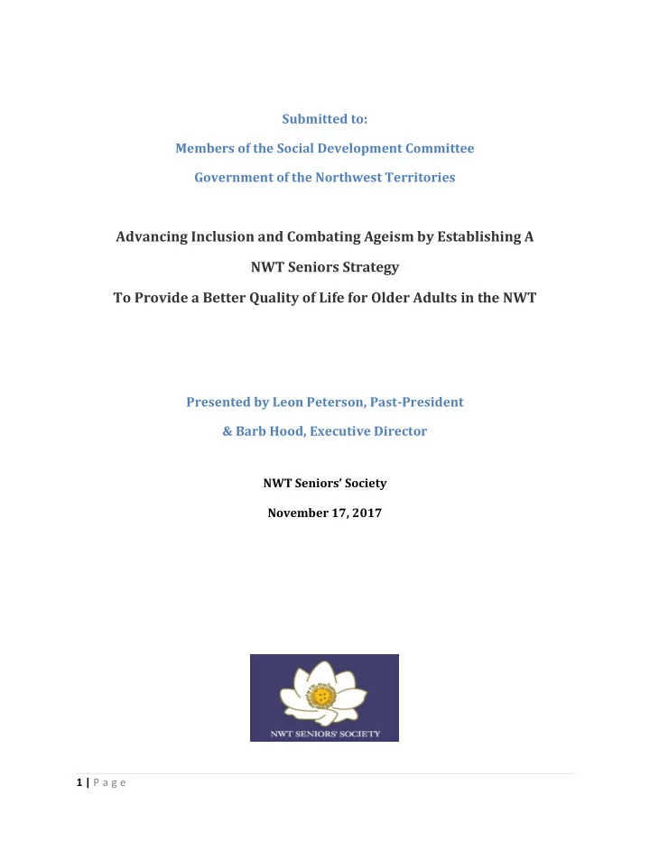 advancing inclusion and combating ageism by establishing