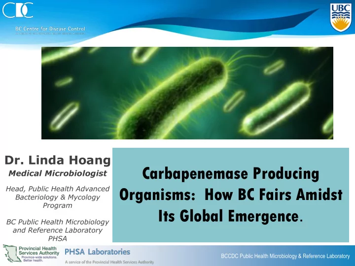 carbapenemase producing