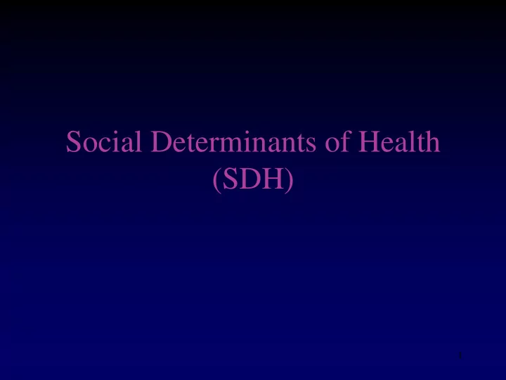 sdh