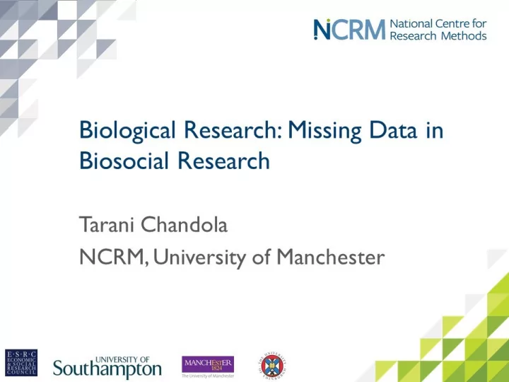 methodological considerations