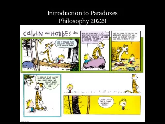 Introduction to Paradoxes  Philosophy 20229  rts  Greek philosopher  (470-399 BC)