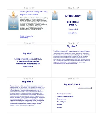 AP BIOLOGY  This material is made freely available at www.njctl.org  and is intended for the
